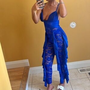 Blue Vacation Coverup